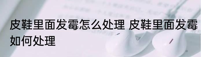 皮鞋里面发霉怎么处理 皮鞋里面发霉如何处理