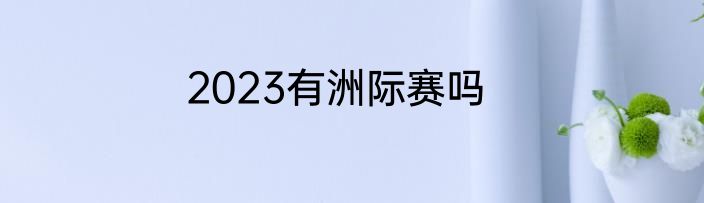 2023有洲际赛吗