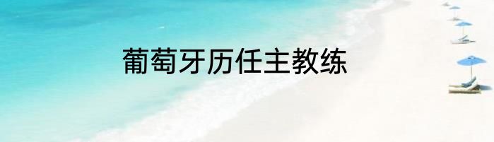 葡萄牙历任主教练