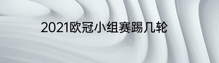 2021欧冠小组赛踢几轮