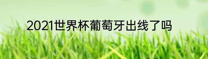 2021世界杯葡萄牙出线了吗