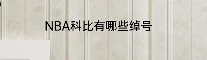 NBA科比有哪些绰号