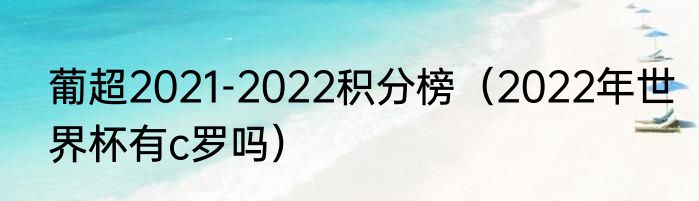 葡超2021-2022积分榜（2022年世界杯有c罗吗）