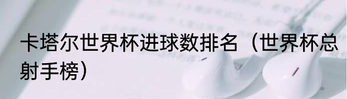 卡塔尔世界杯进球数排名（世界杯总射手榜）