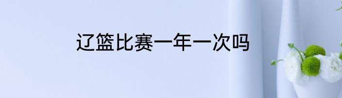 辽篮比赛一年一次吗