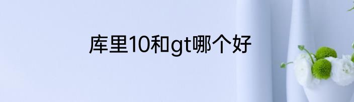库里10和gt哪个好