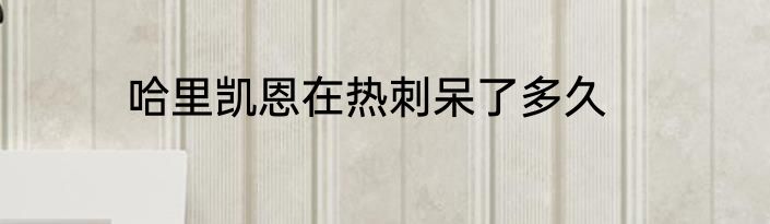 哈里凯恩在热刺呆了多久