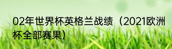 02年世界杯英格兰战绩（2021欧洲杯全部赛果）