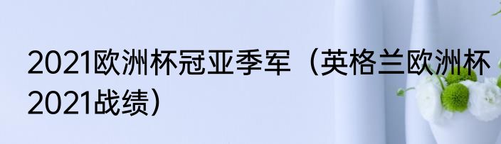 2021欧洲杯冠亚季军（英格兰欧洲杯2021战绩）