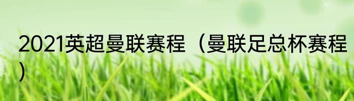 2021英超曼联赛程（曼联足总杯赛程）