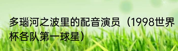 多瑙河之波里的配音演员（1998世界杯各队第一球星）