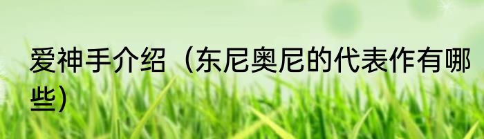 爱神手介绍（东尼奥尼的代表作有哪些）