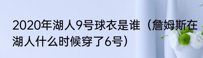 2020年湖人9号球衣是谁（詹姆斯在湖人什么时候穿了6号）
