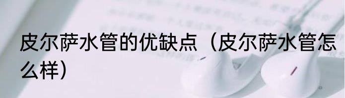 皮尔萨水管的优缺点（皮尔萨水管怎么样）