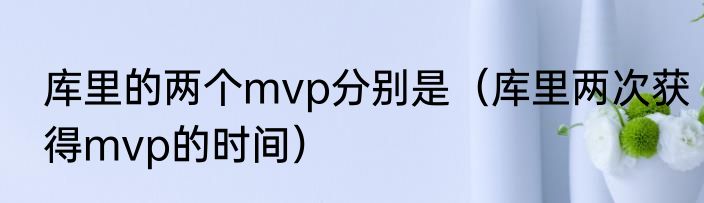 库里的两个mvp分别是（库里两次获得mvp的时间）