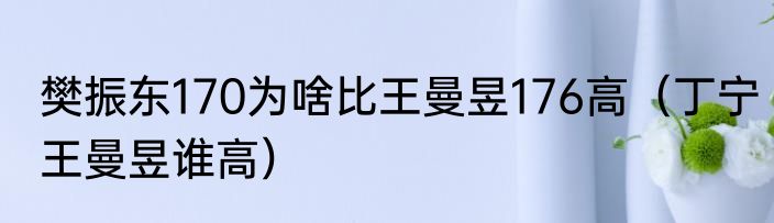 樊振东170为啥比王曼昱176高（丁宁王曼昱谁高）