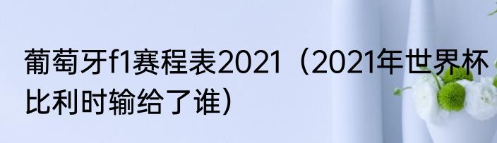 葡萄牙f1赛程表2021（2021年世界杯比利时输给了谁）