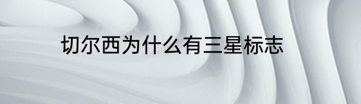 切尔西为什么有三星标志