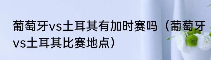 葡萄牙vs土耳其有加时赛吗（葡萄牙vs土耳其比赛地点）