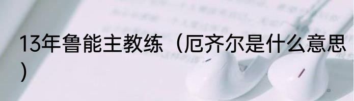 13年鲁能主教练（厄齐尔是什么意思）