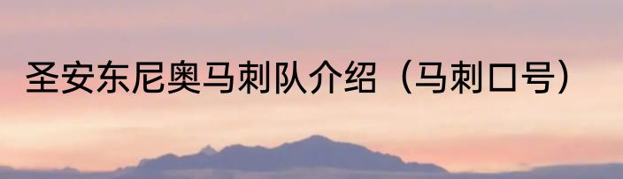 圣安东尼奥马刺队介绍（马刺口号）