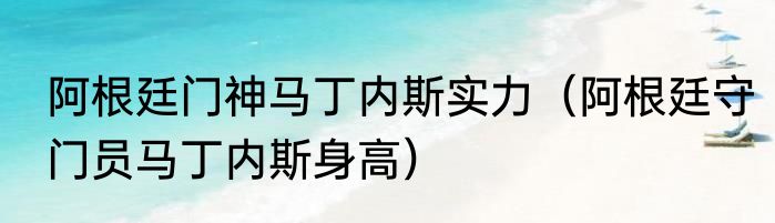 阿根廷门神马丁内斯实力（阿根廷守门员马丁内斯身高）