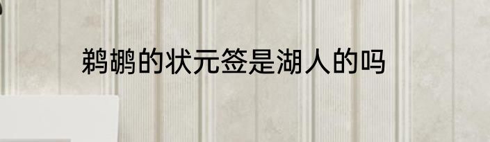鹈鹕的状元签是湖人的吗