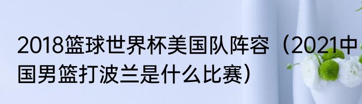 2018篮球世界杯美国队阵容（2021中国男篮打波兰是什么比赛）