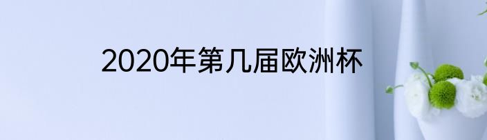 2020年第几届欧洲杯