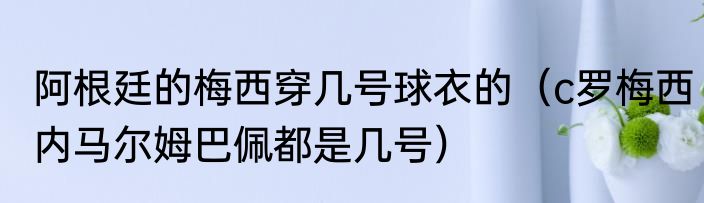 阿根廷的梅西穿几号球衣的（c罗梅西内马尔姆巴佩都是几号）