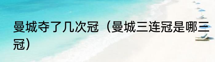 曼城夺了几次冠（曼城三连冠是哪三冠）
