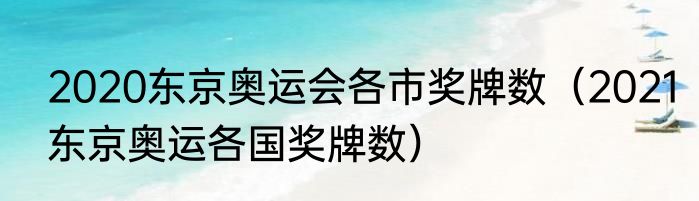 2020东京奥运会各市奖牌数（2021东京奥运各国奖牌数）