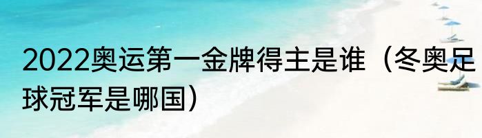 2022奥运第一金牌得主是谁（冬奥足球冠军是哪国）