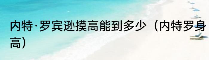 内特·罗宾逊摸高能到多少（内特罗身高）