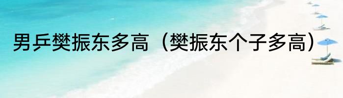 男乒樊振东多高（樊振东个子多高）