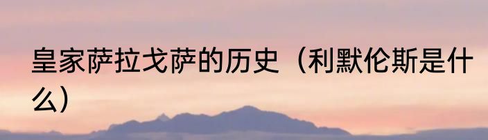 皇家萨拉戈萨的历史（利默伦斯是什么）