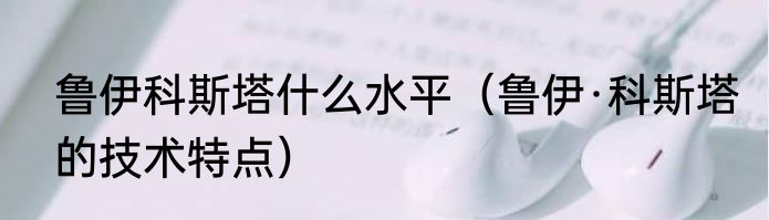 鲁伊科斯塔什么水平（鲁伊·科斯塔的技术特点）