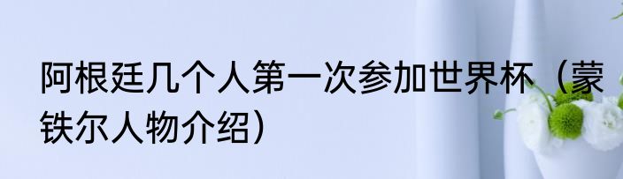 阿根廷几个人第一次参加世界杯（蒙铁尔人物介绍）