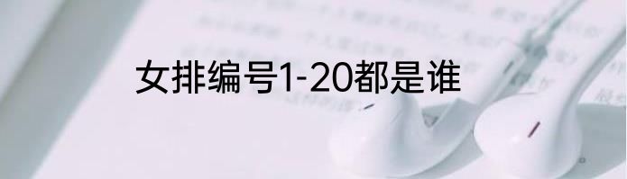 女排编号1-20都是谁