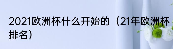 2021欧洲杯什么开始的（21年欧洲杯排名）