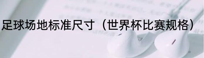 足球场地标准尺寸（世界杯比赛规格）