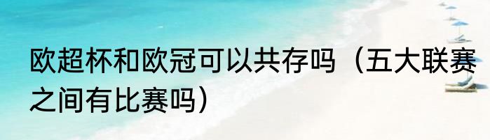 欧超杯和欧冠可以共存吗（五大联赛之间有比赛吗）