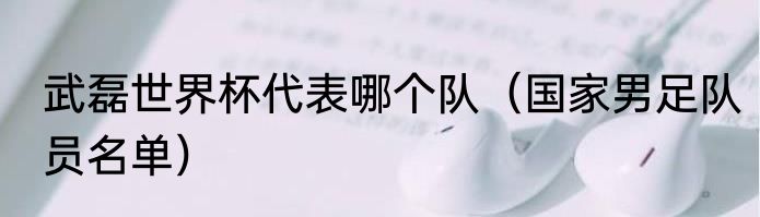 武磊世界杯代表哪个队（国家男足队员名单）