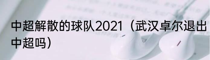 中超解散的球队2021（武汉卓尔退出中超吗）
