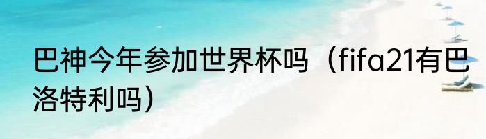 巴神今年参加世界杯吗（fifa21有巴洛特利吗）