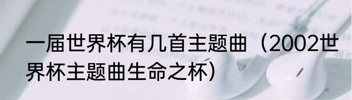 一届世界杯有几首主题曲（2002世界杯主题曲生命之杯）