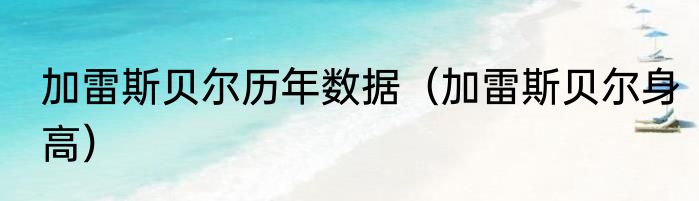 加雷斯贝尔历年数据（加雷斯贝尔身高）