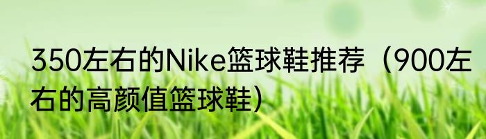 350左右的Nike篮球鞋推荐（900左右的高颜值篮球鞋）