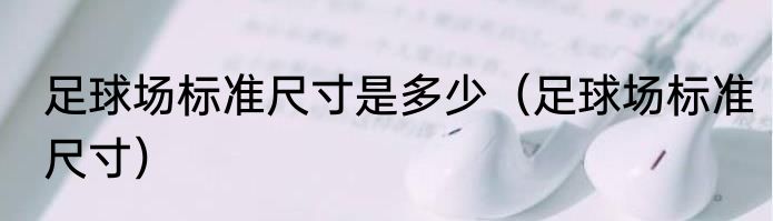 足球场标准尺寸是多少（足球场标准尺寸）