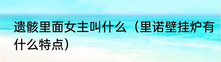 遗骸里面女主叫什么（里诺壁挂炉有什么特点）